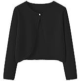 Yekaty Kids Girls Cardigan Long Sleeve Button Toddler Cardigan Knit Sweater