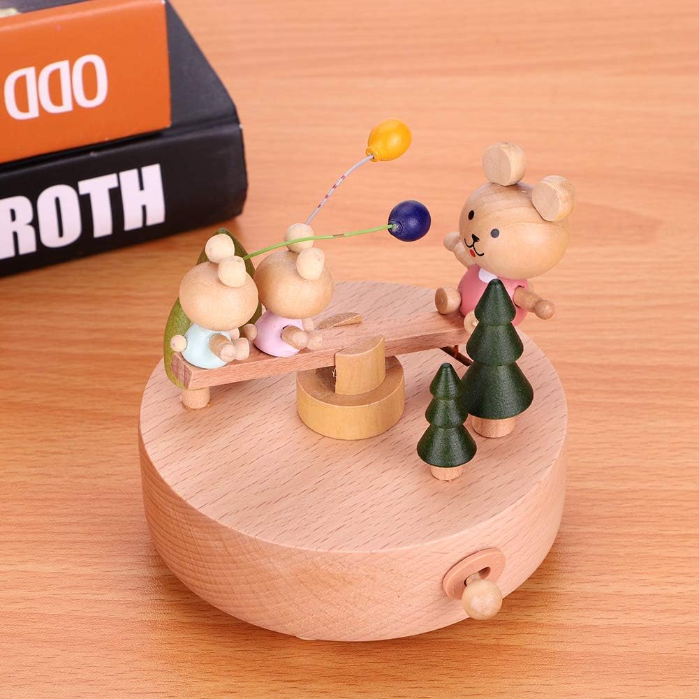 Garosa Boite A Musique En Bois Cadeaux Creative Jouet Artisanat Vintage Musique Jouets Pour La Saint Valentin Cadeaux D Anniversaire Noel Arbre De Noel Pour Enfants Bebe 2 Amazon Fr Jeux Et Jouets