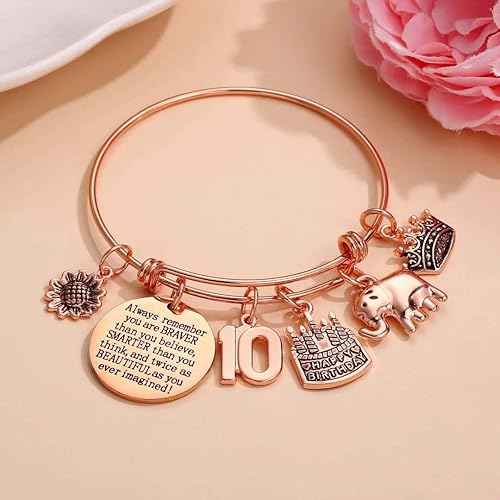 M MOOHAM 10th Birthday Gifts for Girls, Sweet 10 Gifts Turning 10