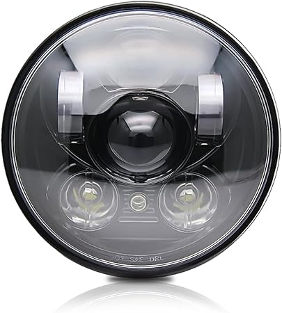 Amazon Colight ハーレー Ledヘッドライト 5 75インチ Hi 50w Lo 30w Ip68防水 車検対応 ハーレー ダビッドソン用 M003 ブラック ヘッドライト 車 バイク