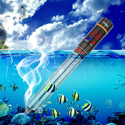 A-SZCXTOP 100 W Aquarium Heater with Suction Cup, Intelligent LED Stainless Steel Submersible Heater, Adjustable Temperature Fish Tank Water Heater, Up to 20 Gallon Aquarium (100W-Up to 20 Gallon) - Thumbnail 5