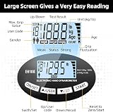 Haptufer Digital Grip Strength Tester 265Lbs/120Kg Hand Dynamometer USB LCD Blue view 6