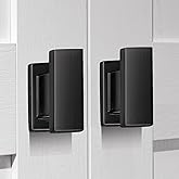 VEHCIL 20 Pack Square Matte Black Kitchen Cabinet Knobs Black Drawer Dresser Knobs Cabinet Handles for Cupboard Closet Bathroom Kitchen Cabinet Hardware,Solid Zinc Alloy