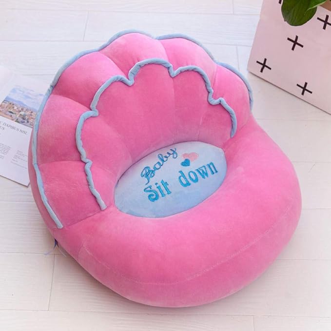 65 Cm Lazy Sofa Baby Home Seat Guardería Niños Sofá Peluches-Pink_65Cm