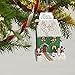 Hallmark Christmas Ornament Deck The House Santa and Snowman with Music and Light, Crazy