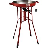 FIREDISC Original 380 Tall Outdoor Portable Propane Cooker in Fireman Red TCGFD22HRR, Camping, Backpacking, and Camping Grill, Single Burner Stove and Tailgate Essential