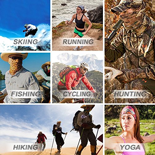 image for MOSTEP Neck Gaiter Headwear Headband Elastic Seamless Multifunctional 