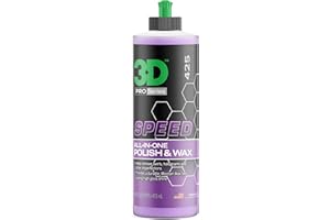 HD Speed All in One Polish/Wax - 16 oz. | Clear Coat Car Polish and Wax in One | Paint Protection, Swirl Correction | Made in