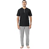 Fruit of the Loom mens 2-piece Jersey Knit Pajama Set
