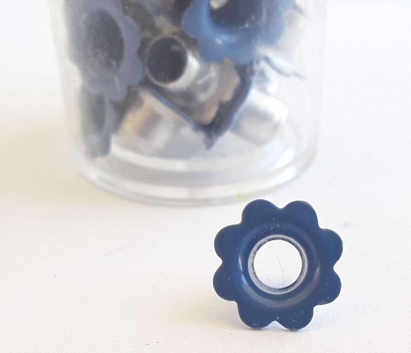 50 piece Morning Glory Flower 1/8" Eyelets for paper
