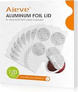 Aieve Aluminum Foil Seal Lids for Nespresso Vertuo Pods 120Pcs view 1