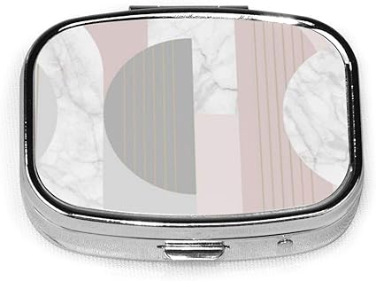 Caja de píldoras cuadrada para pastillas, organizador de pastillas