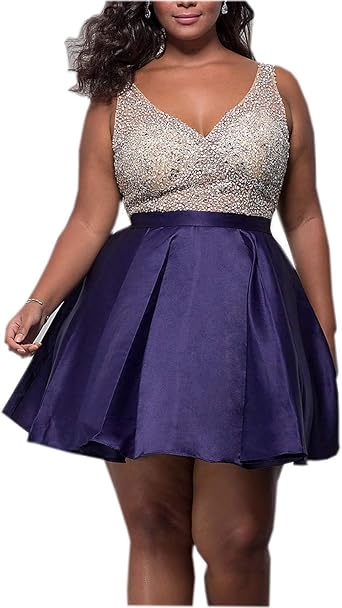amazon plus size homecoming dresses