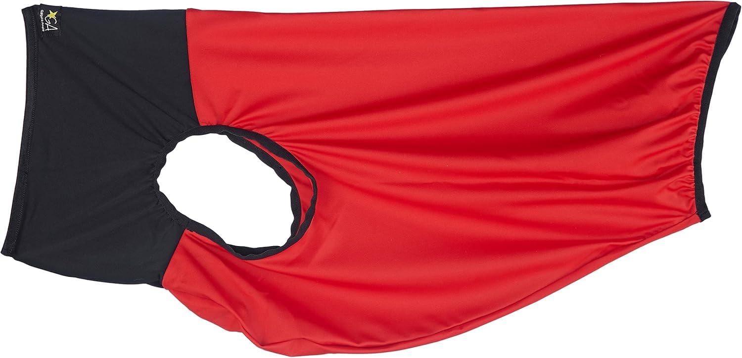Galguita Amelie Peto Lycra for Galgo Red and Black, Medium