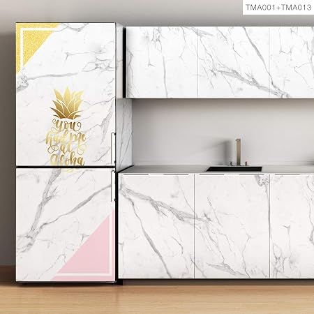Door Fridge Sticker Closet Cover Diy For Refrigerator Covering Full Door Wall Decal Hallway Mural Size 50 120cm Amazon Co Uk Kitchen Home
