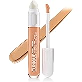 Clinique Even Better All-Over Full Coverage Concealer + Eraser Makeup For Dark Undereye Circles | With Hyaluronic Acid + Caffeine | Hydrating, Brightening + Depuffing