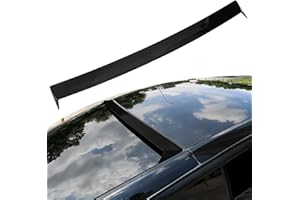 AOSKonology for Tesla Model Y Rear Spoiler Wings ABS for 2020-2024 Tesla Model Y Rear Trunk Spoiler Lip Tail Wing Rear Trunk Lid (Roof Spoiler, Matt Carbon Fiber)