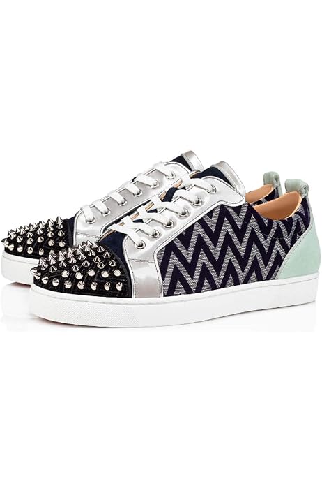 Amazon.com: Christian Louboutin Louis orlato plana picos Platine Mens  Sneakers Zapatos : Ropa, Zapatos y Joyería