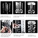 MISERWE Makeup Organizer 360 Degree Rotation 7 Layers Adjustable Storage Different Kinds of Cosmetics Multi-Function Large Capacity Makeup Storage Organizer Great for Bathroom Dresser Vanity
