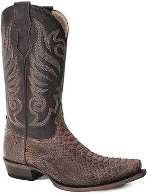 stetson snakeskin boots