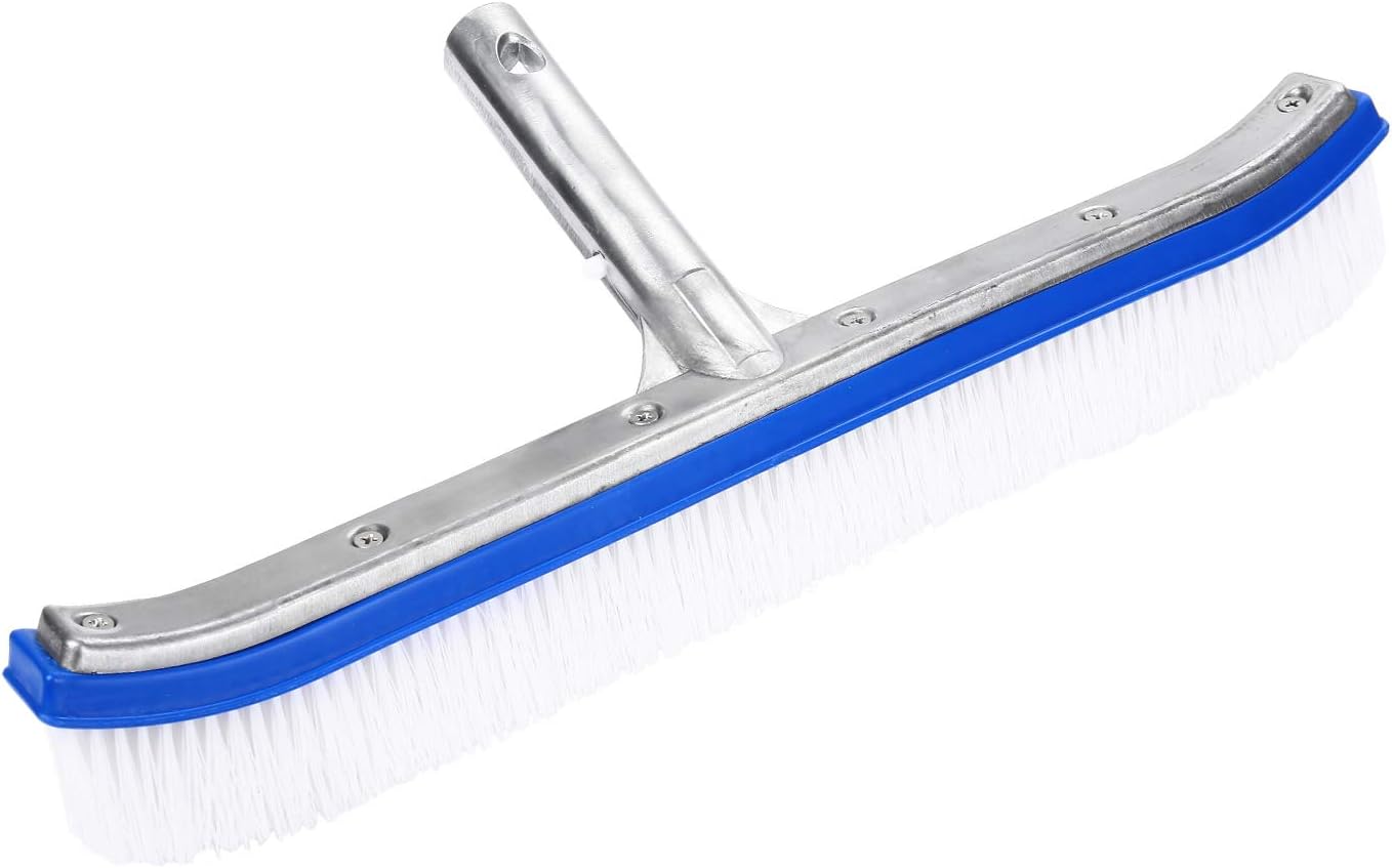 VABNEER Swimming Pool Brush 18 inches Durable Plastic Brush Head with