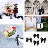 YAAVAAW 22m x 50mm Black Satin Ribbon Thick Gift Wrapping Wedding Decor view 6