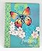 Monthly Bill Paying Organizer Hard Cover Budget Book with Pockets - Butterflies