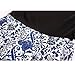 Aibwet Women's Fit and Flare Floral Print Sleeveless Summer Beach A-Line Party Evening Cocktail Swing Dress
