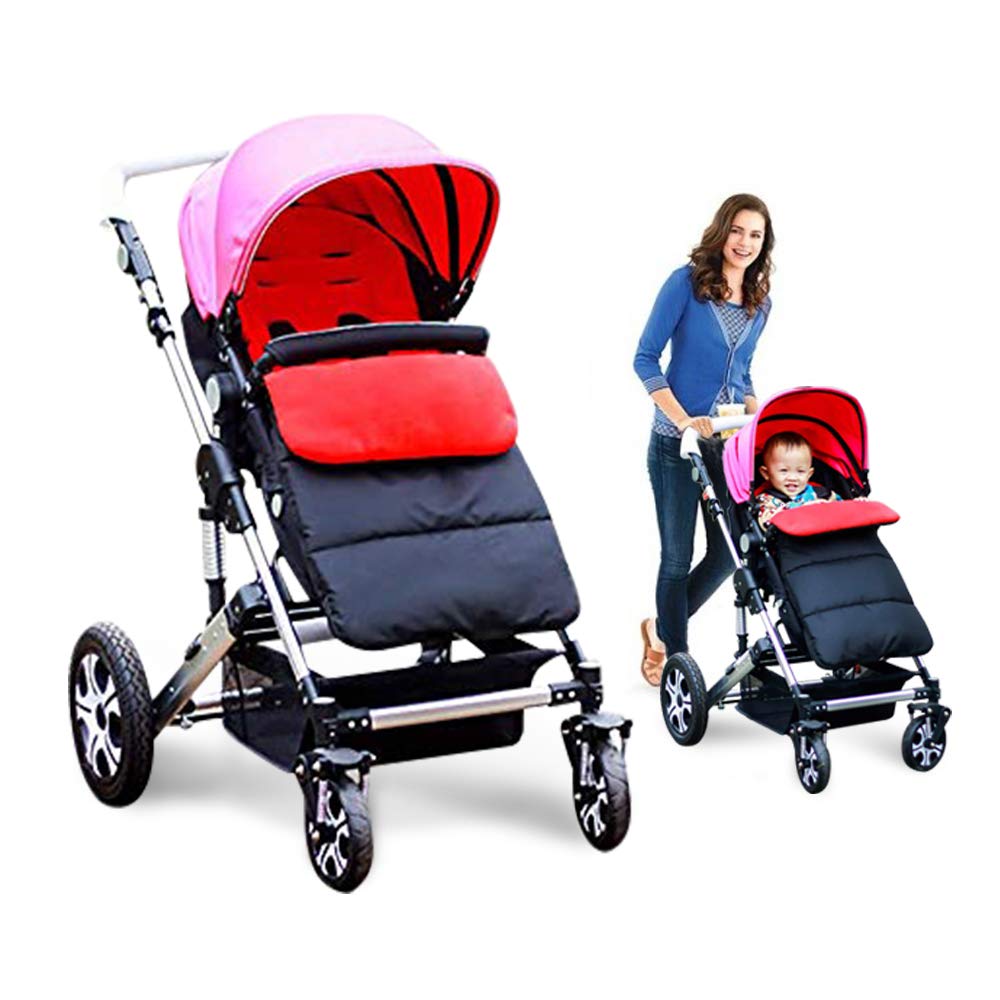 stroller and footmuff
