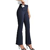 Willit Women's Yoga Dress Pants Bootcut Stretch Work Slacks Office Pants 4 Pockets 28"/29"/30"/31"/33"
