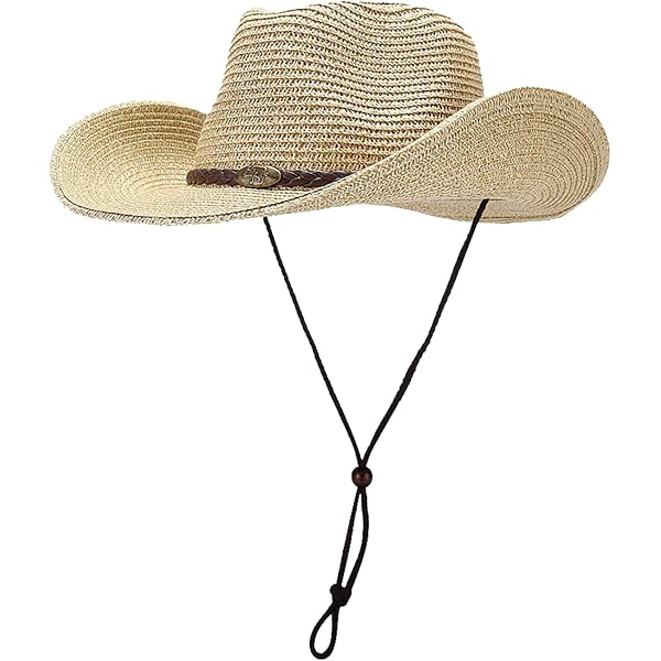 Clobeau Adjustable Straw Cowboy Cowgirl Hat Western Hats  display picture 2