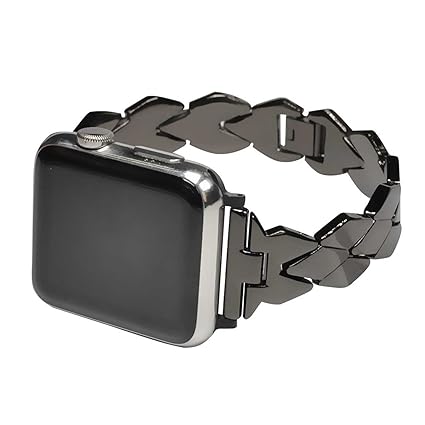 For Apple Watch Band 42mm, Mekey Rhombus Alloy Metal Smart Watch Band 42mm Diamond-shaped Straps For iWatch Series 1 Series 2 Series 3 Men And Women. ...