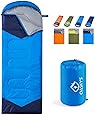 oaskys Camping Sleeping Bag - 3 Season Warm & Cool Weather - Summer, Spring, Fall, Lightweight, Waterproof for Adults & Kids - Camping Gear Equipment, Traveling, and Outdoors
