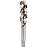 MaxTool 1/2-13 Spiral Flute Taps HSS M2 Thread Taps 13 TPI FULLY GROUND RIGHT HAND; SFF02W02R32