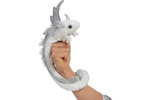 Folkmanis Pearl Dragon Wristlet Finger Puppet