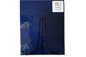 BINARI GLASS STUDIO Wissmach Stained Glass Sheet : Midnight Blue English Muffle (8"x12"-1 Sheet) | Curated by BiNARi Glass