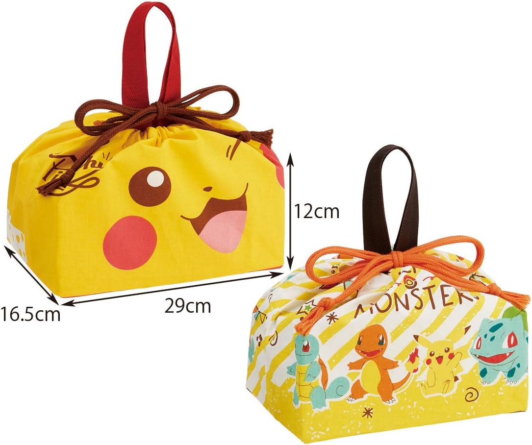 Amazon スケーター ランチ巾着 お弁当袋 巾着袋 2枚組 ポケモン サンムーン 19 Kb7w ランチバッグ ランチ巾着 ランチベルト オンライン通販