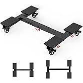 Furniture Dolly 1500LBS Capacity, Adjustable Heavy Duty Iron Moving Dolly Cart with 4 Lockable Caster Wheels, Stand Base for Washing Machine Refrigerator Dryer with Non-Slip Mat Easy Moving