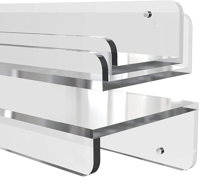 WELLAND 16 INCH Acrylic Shelves Wall Shelves/Book Shelves