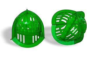 AquaLogix Low Resistance Aquatic Bell Set - Green | Aquatic Dumbbells | Quick Start Guide | Water Weights | Therapy, Cardio & Muscle Toning | Durable Polycarbonate | Pair (LRPCBELL)