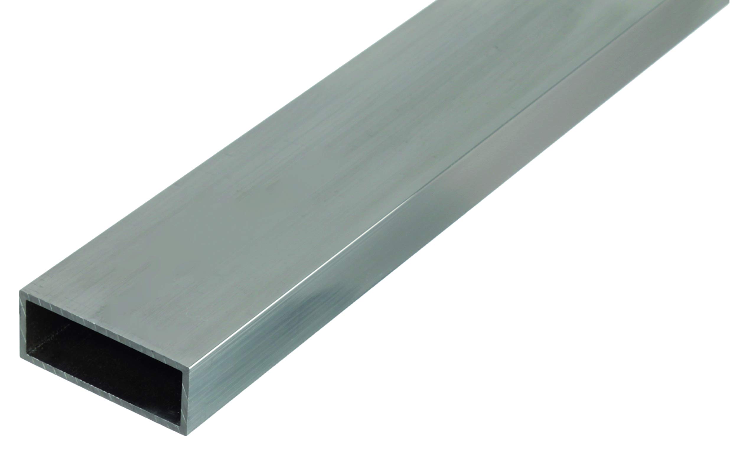 ALBERTS Aluminium Rectangular Tube, 472979, 1000mm x 50mm x 20mm, Silver, 1pc