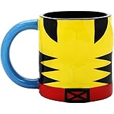 X-Men Wolverine Costume 16 Oz Yellow Ceramic Mug