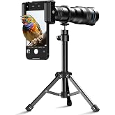 APEXEL 36x Telephoto Lens for iPhone | Kit with Sturdy Metal Tripod for Smartphones, Compatible with iPhone 16 15 14 13 12 Pro Max, Samsung Galaxy, Google Pixel