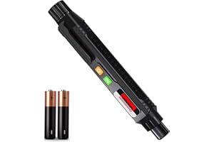 ZANGANG Natural Gas Leak Detector, Portable Gas Sniffer with Audible & Visual Alarm, for Combustible Gas Like Methane, Propane -Blcak