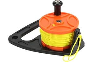 Dive Reel with Thumb Stopper, Portable Diving Reel Kayak Anchor 150ft, Multi Purpose Dive Reel, for Cave and Wreck Exploratio