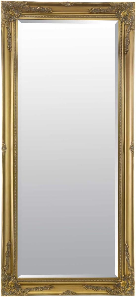 MirrorOutlet LL017A, Wood, Gold, 170 x 79, 170L x 79W cm