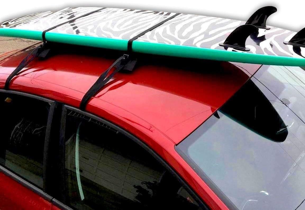 DORSAL Wrap-Rax Soft Surfboard Roof Rack, Universal Fit for Cars and SUVs: Sports & Outdoors