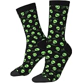 aipoase Socks Novelty Crew Socks Funny Crazy Dress Socks Mid Calf Socks for Men Women Hiking Running