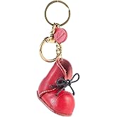 NEWGOCRAFT Keychain Charms 3D Cute Genuine Leather Handmade Crafts Pendant Keychains Accessorie