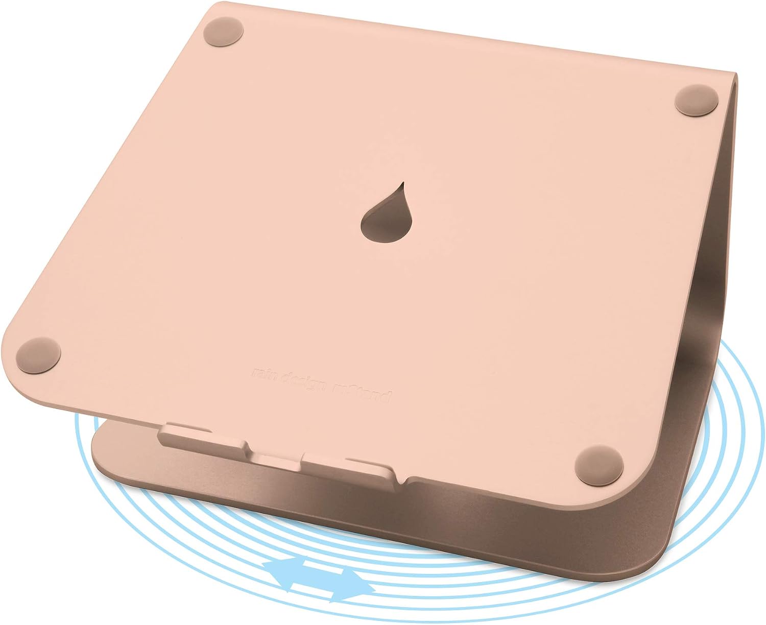 Rain Design mStand360 Laptop Stand with Swivel Base, Gold